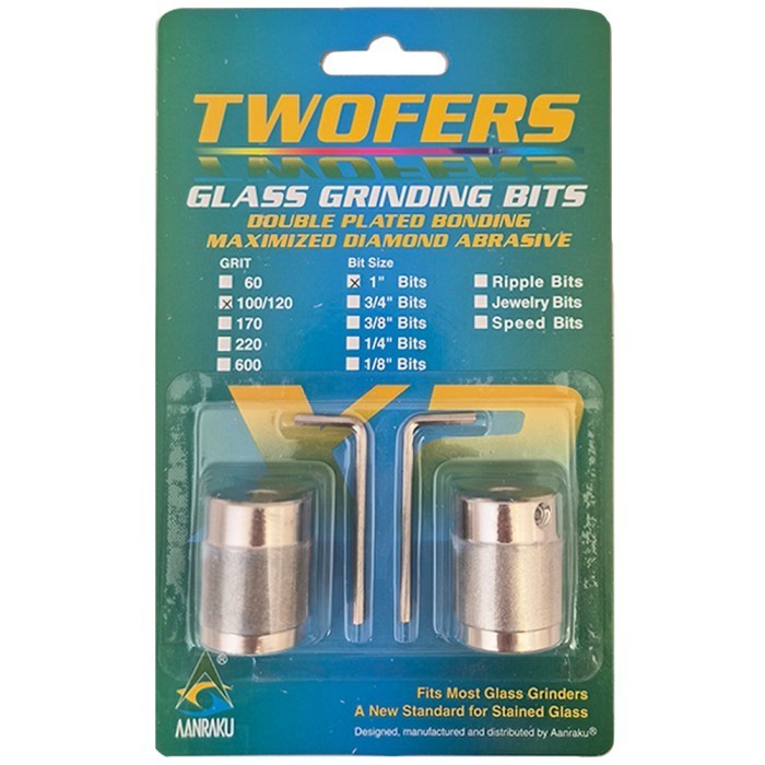 1" Aanraku Twofers Diamond Grinder Bits Standard 100/120 Grit