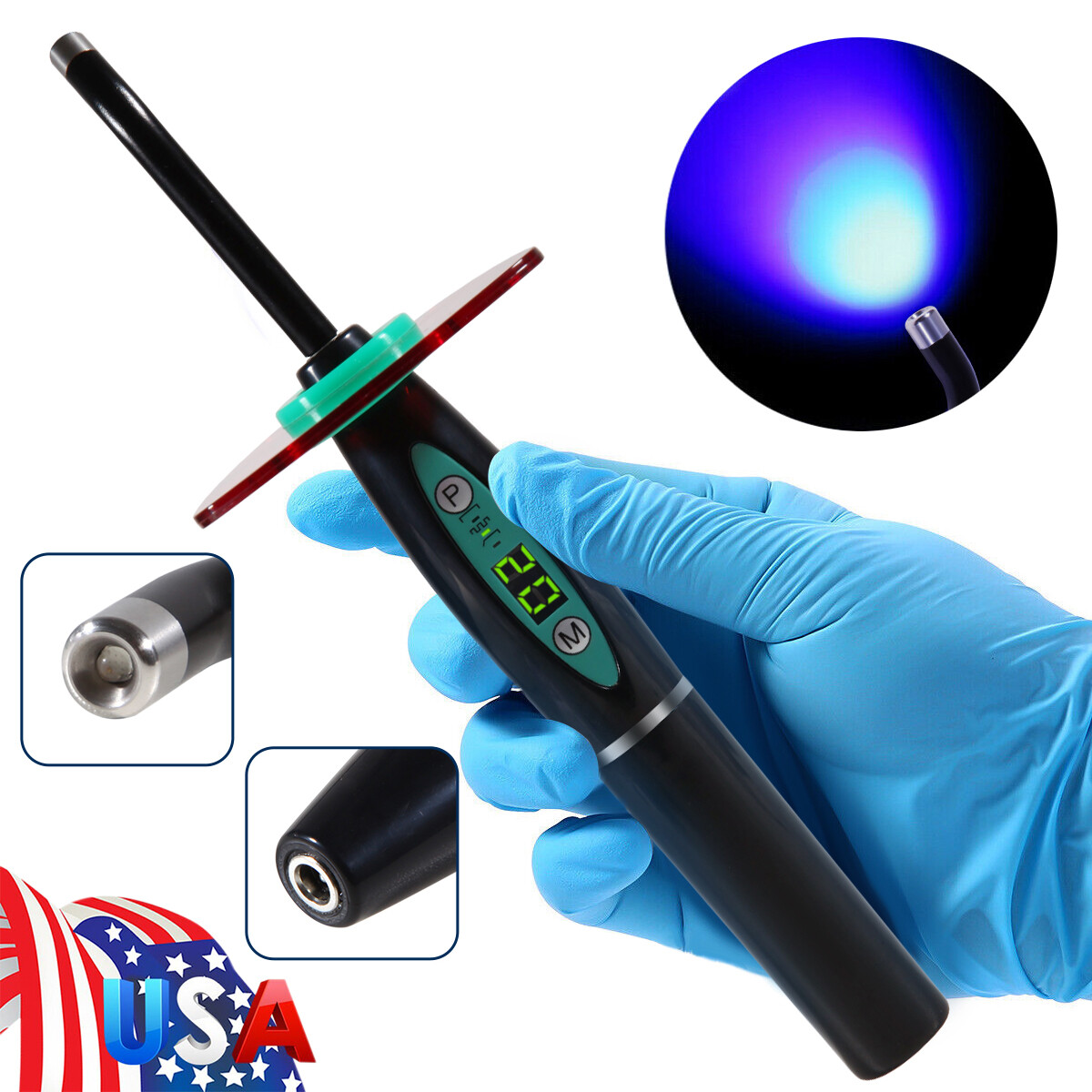 Wireless Cordless Dental Curing Light Lamp Teeth Whitening Woodpecker Style