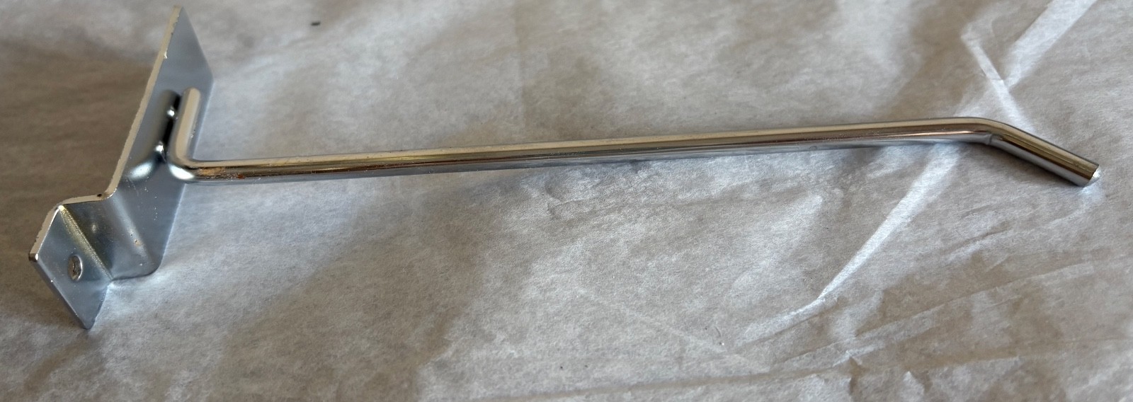 8.5” Silver Chrome Metal Grid Wall Hook