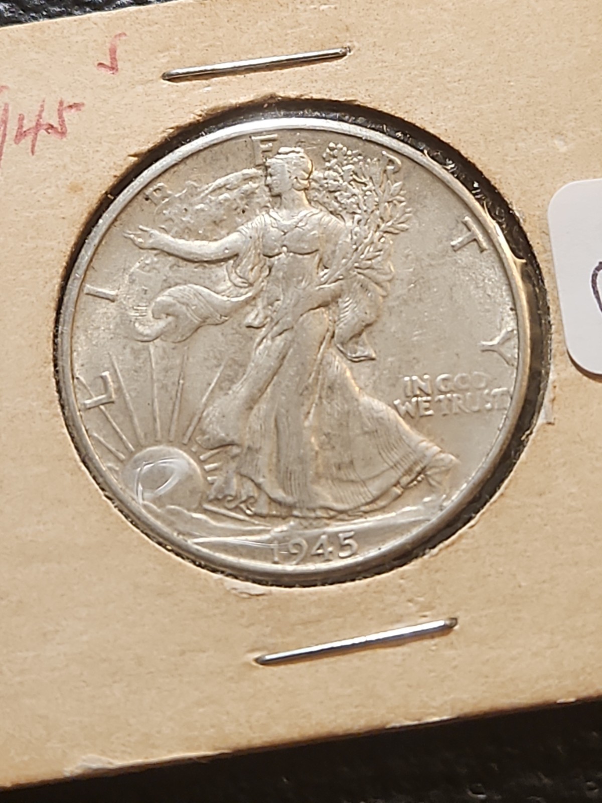 1945-S WALKING LIBERTY HALF DOLLAR #0708
