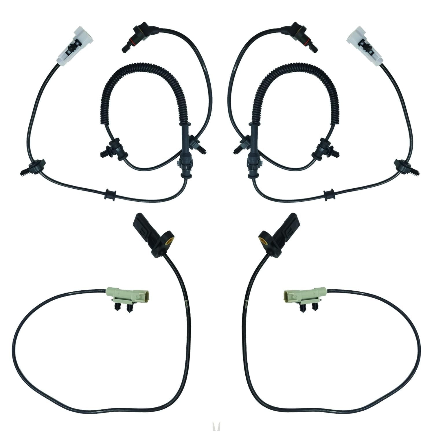 ABS Wheel Speed Sensor Front Rear Left Right Replacement for Commander 2006-2...