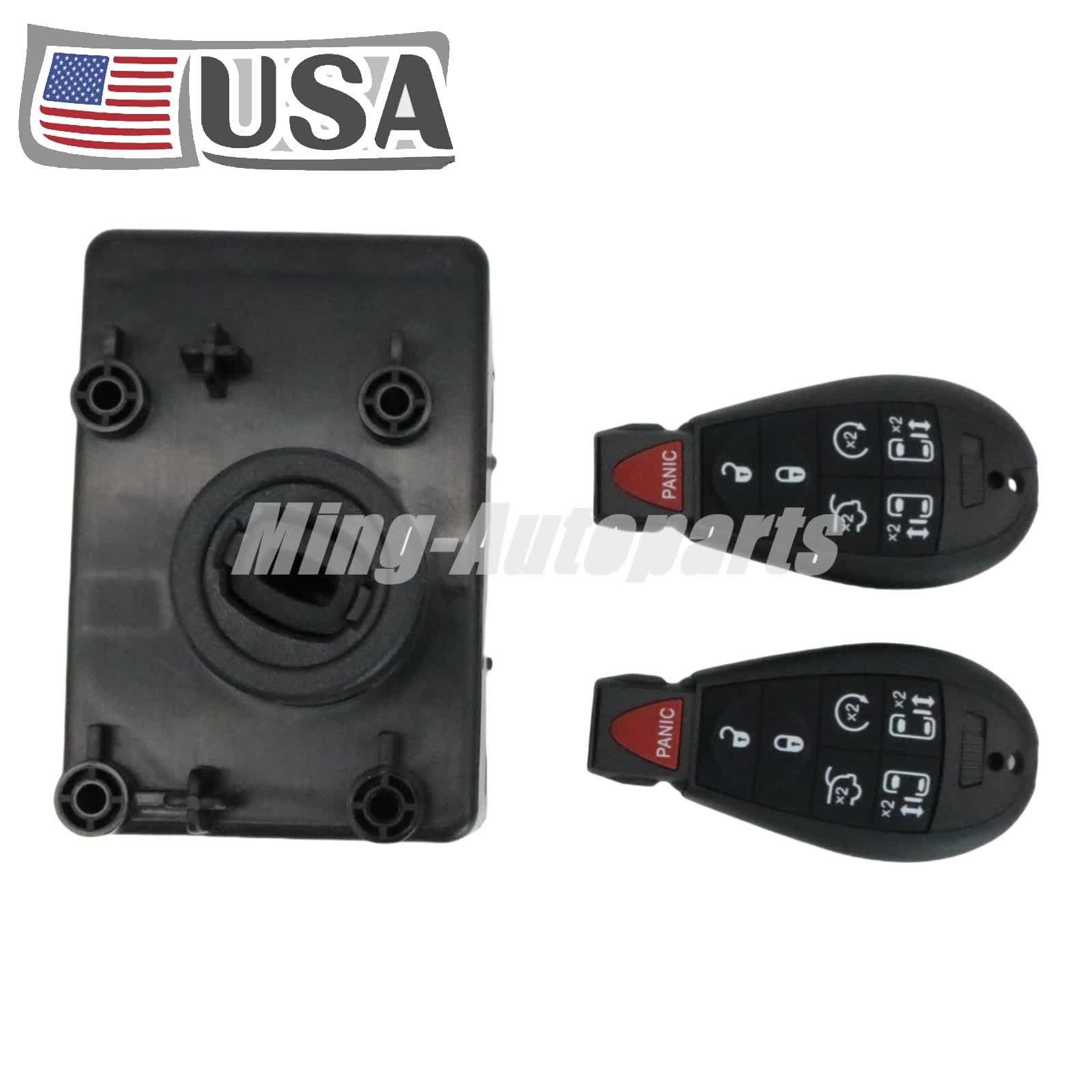 For 09-12 Dodge Ram 1500 Wireless Ignition WIN Module Node -Programmed w/Keys US
