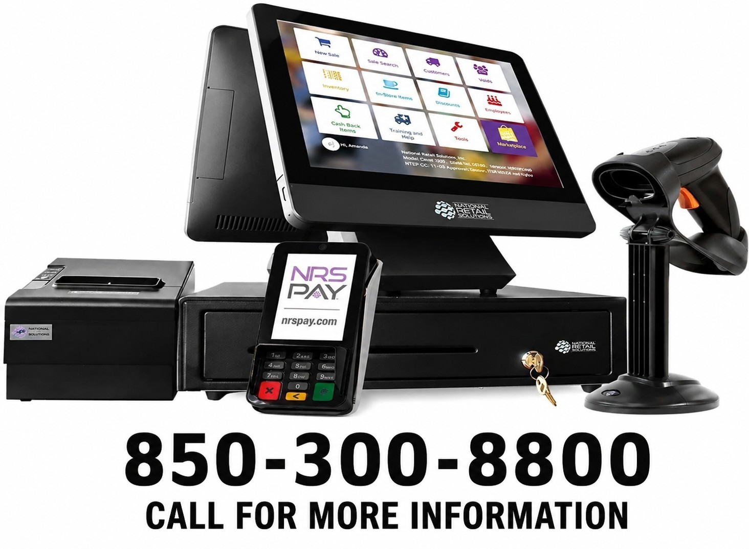 NRS Official Dealer - NRS POS Cash Register - NEW NRS PAY Account Required