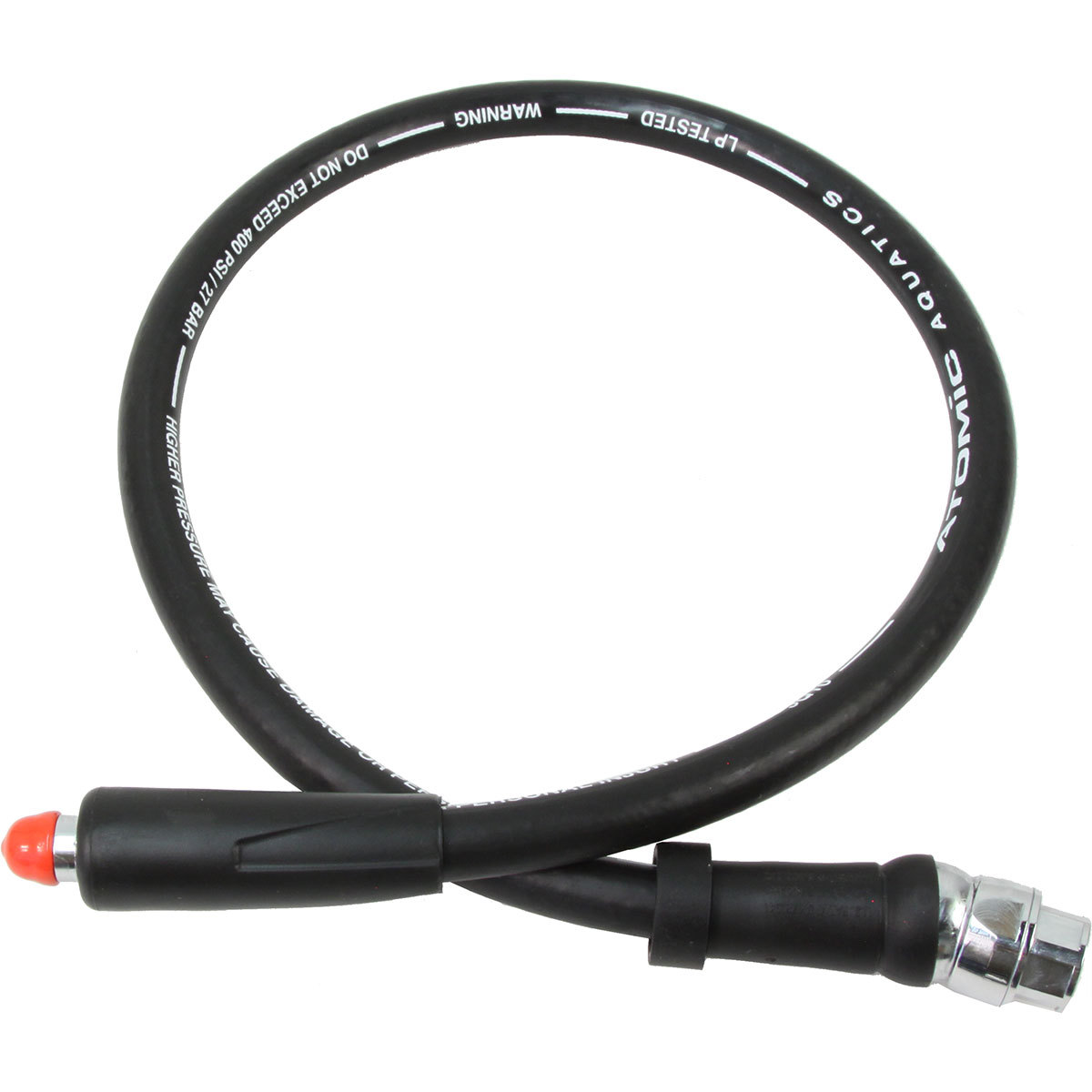 Atomic Swivel Low Pressure 32" Second Stage Hose LP Dive Scuba Brass 02-0066-3P