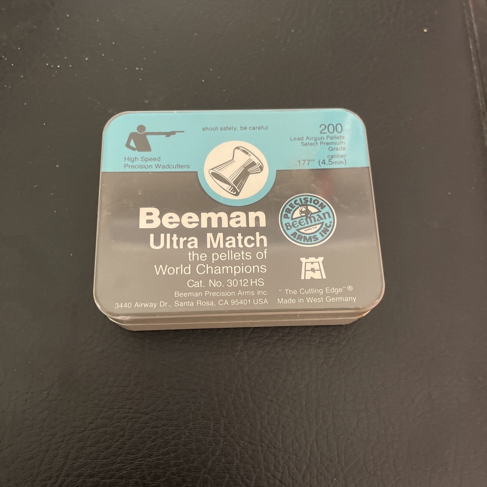 Beeman Ultra Match Wadcutter Pellets .177 Caliber  200CT Vintage