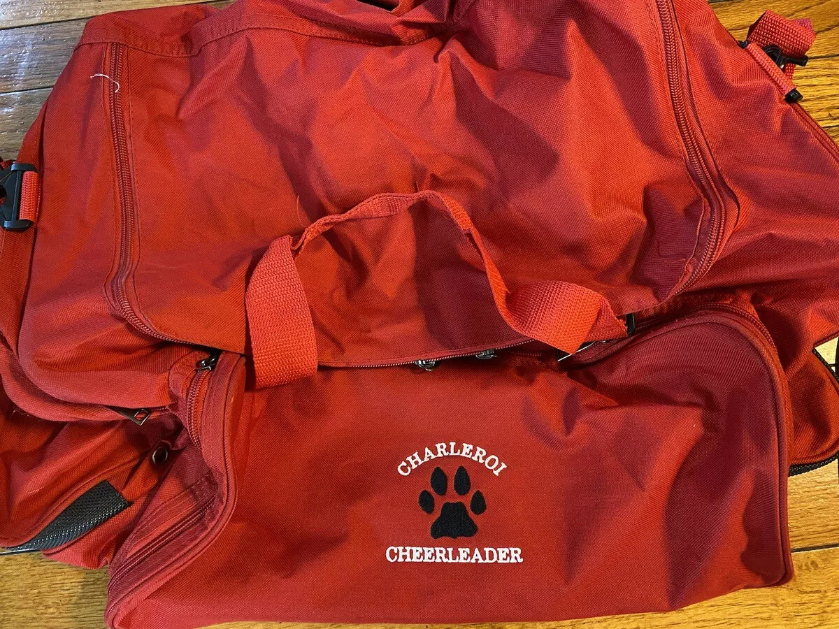 Charleroi Red Cheerleader Travel bag Carry suitcase Hand bag sports Gym luggage