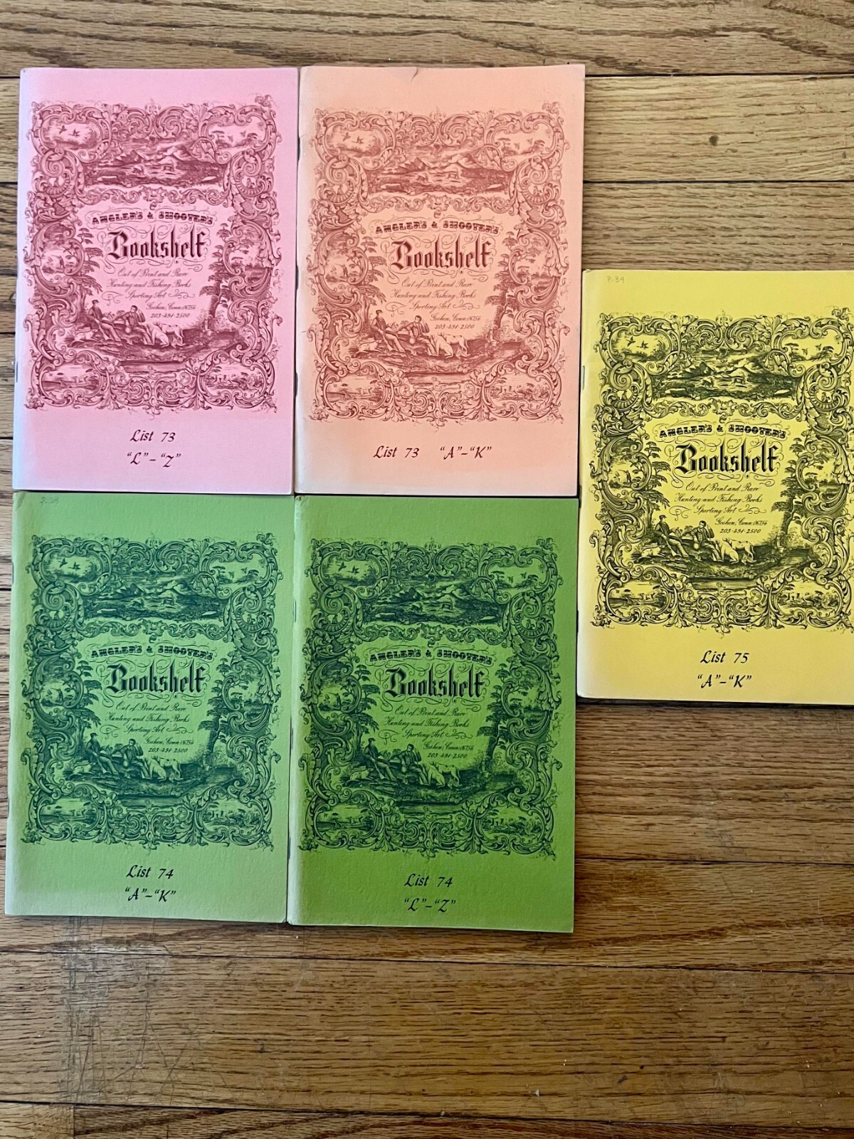 Angler's & Shooter's Bookshelf: Out of Print/Rare Hunting and Fishing Book Lists