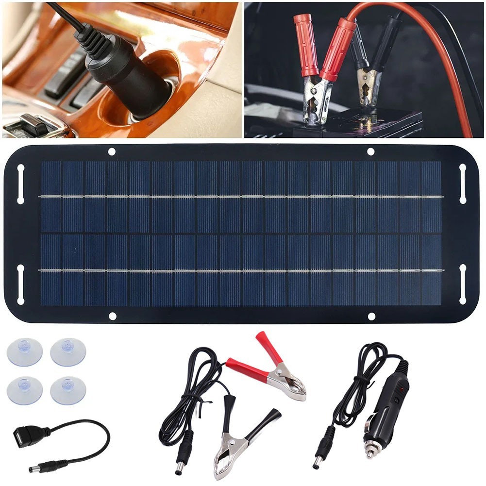 Ample Sunlight 60W Solar Panel Built-in Blocking Diodes No Maintenance Required