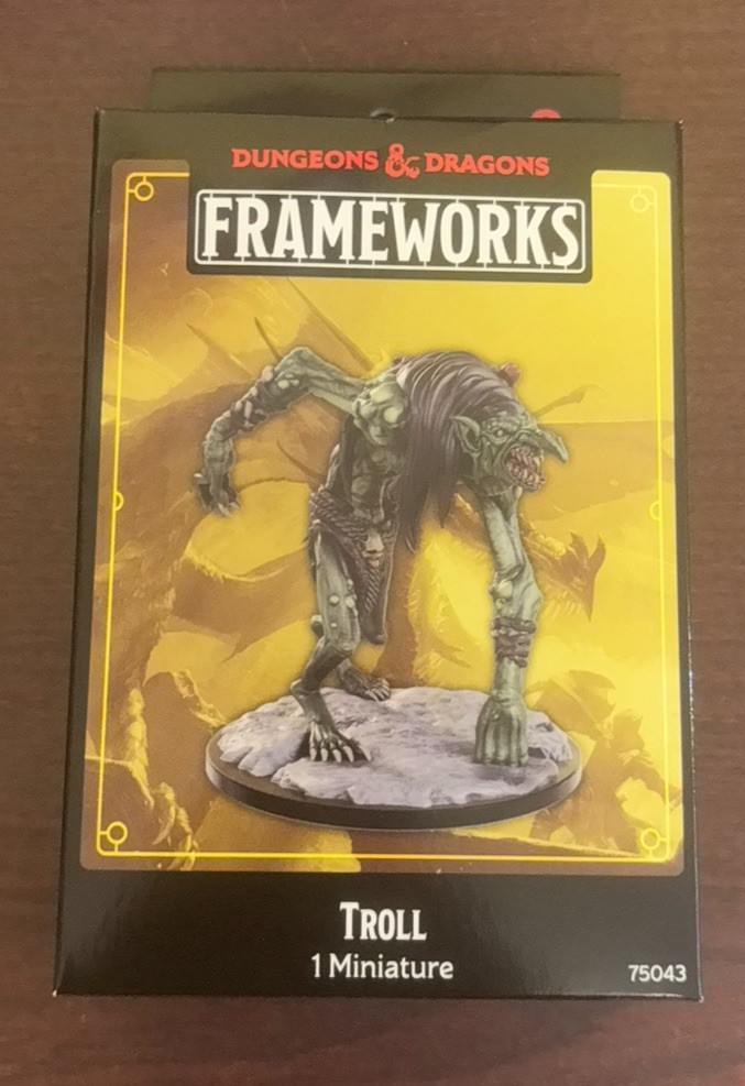 Dungeons & Dragons Frameworks Troll Miniature Wizkids WZK75043
