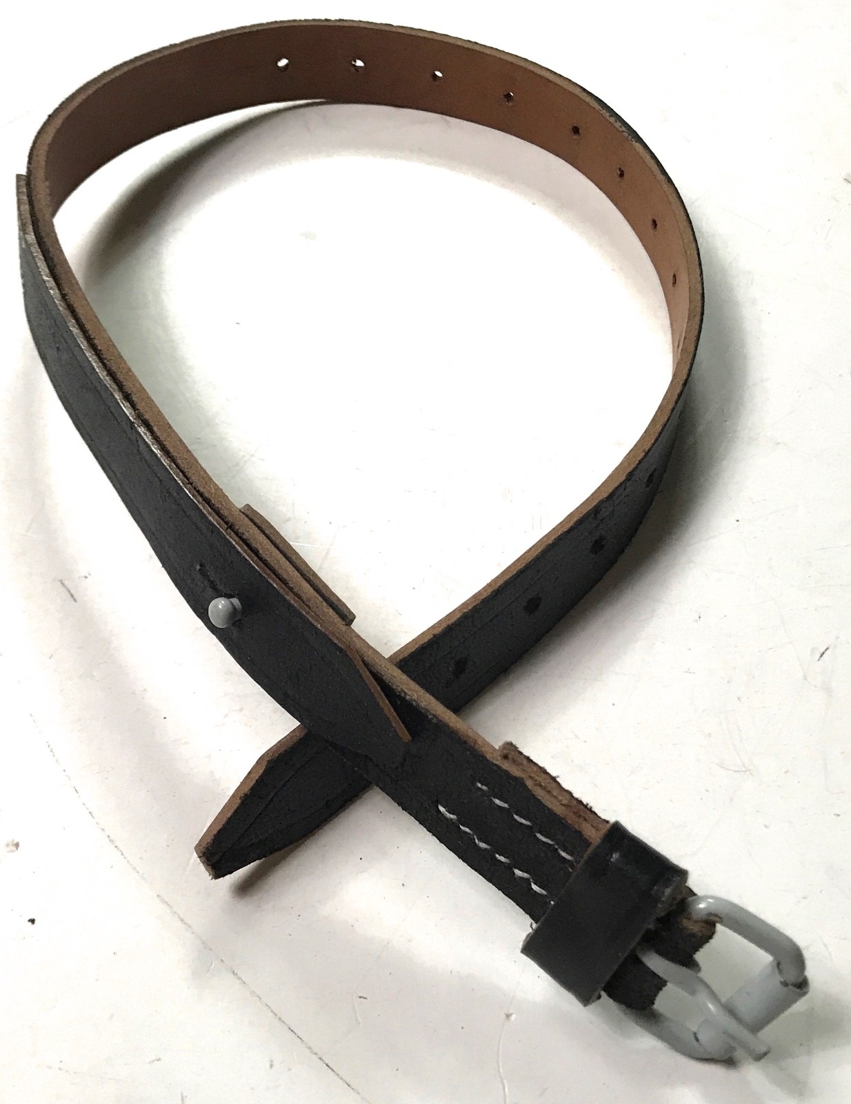WWII GERMAN M31 LEATHER TORNISTER EQUIPMENT PACK STRAP