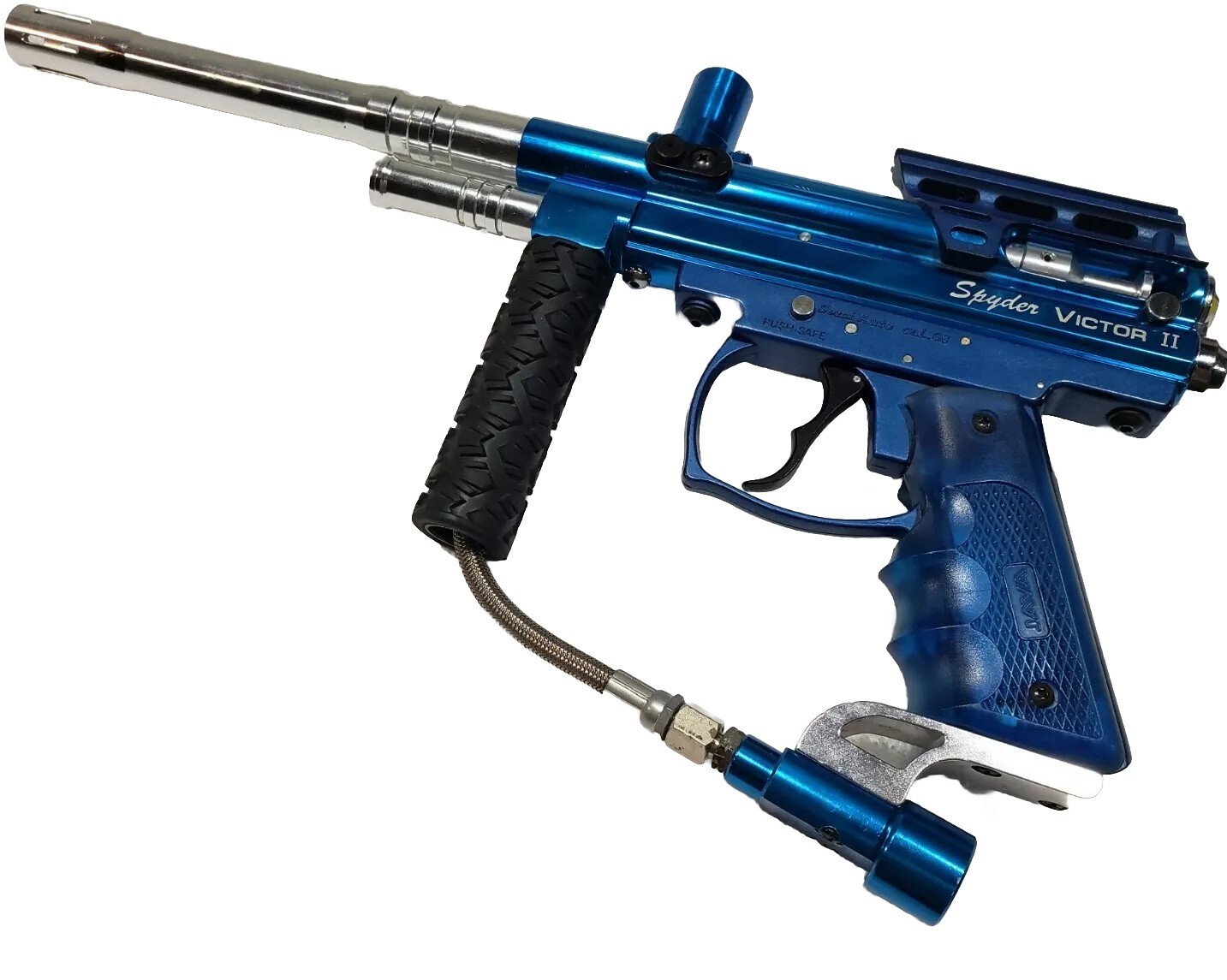 Works Well Spyder Blue Victor 2 Paintball Gun Semi Auto Mechanical Free Shipping