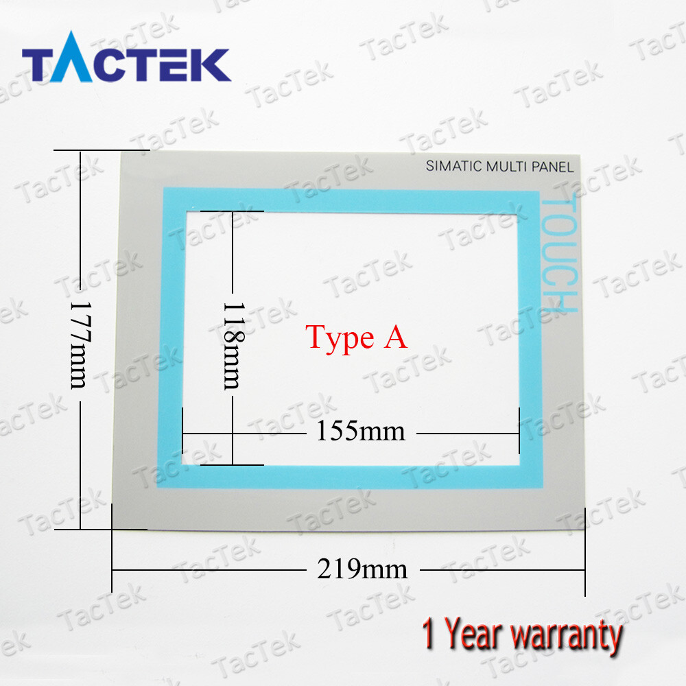 6AV6 643-0CB01-1AX1 Touch Screen Panel for 6AV6643-0CB01-1AX1 MP277 8 + Overlay