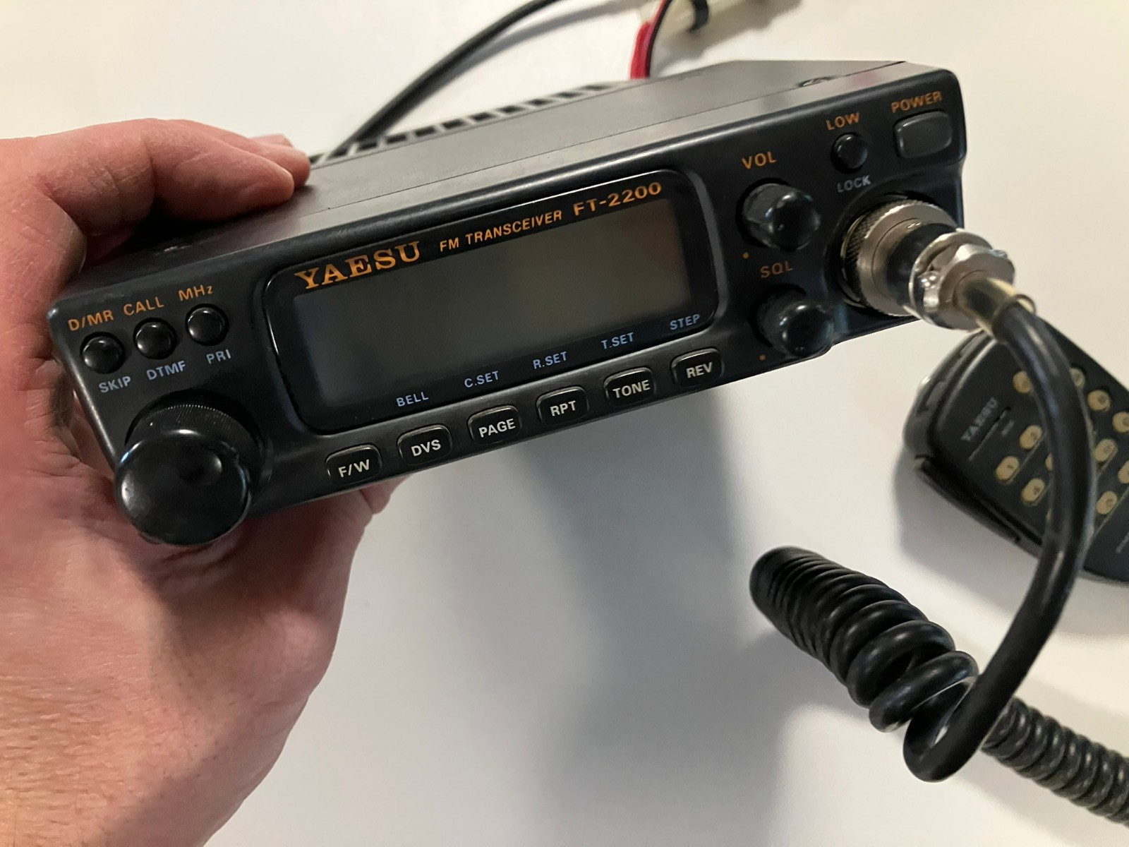 Yaesu FT-2200 50 watt 2 meter VHF ham amateur radio w/ Easy Digi Interface