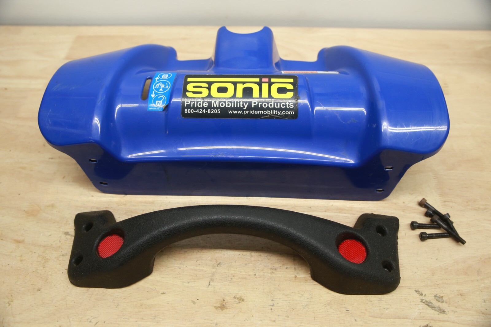 Rear Shroud Motor Cover & Bumper for Pride Dart & Sonic Scooters SHDASMB3277