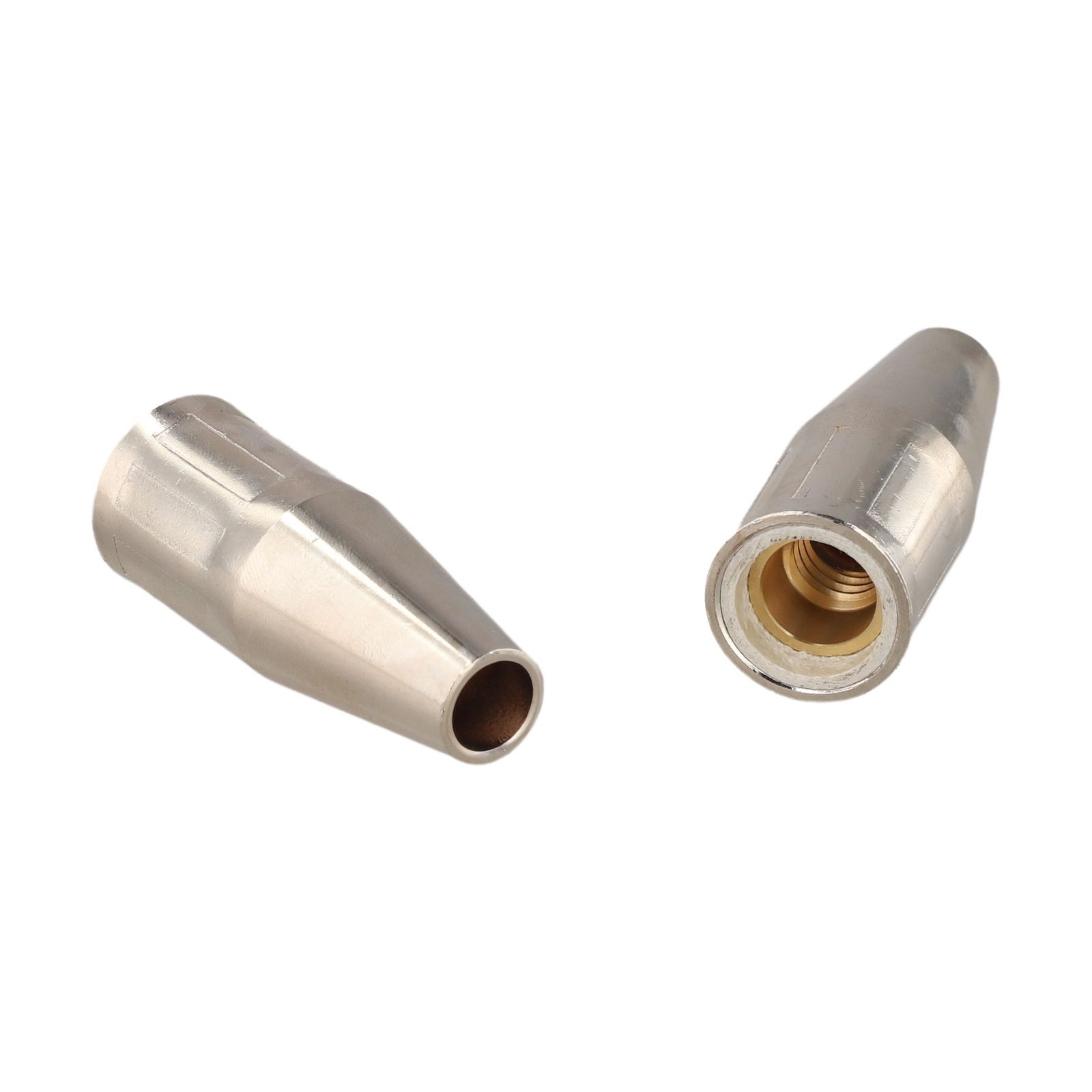 2Pack for mig Welding Nozzles Copper Nickel Plated for Gas Shielded Welding Use