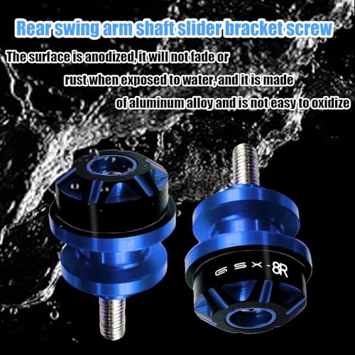 2025 CNC Aluminum Alloy Swingarm Spools - 8MM Swingarm Slider - Red