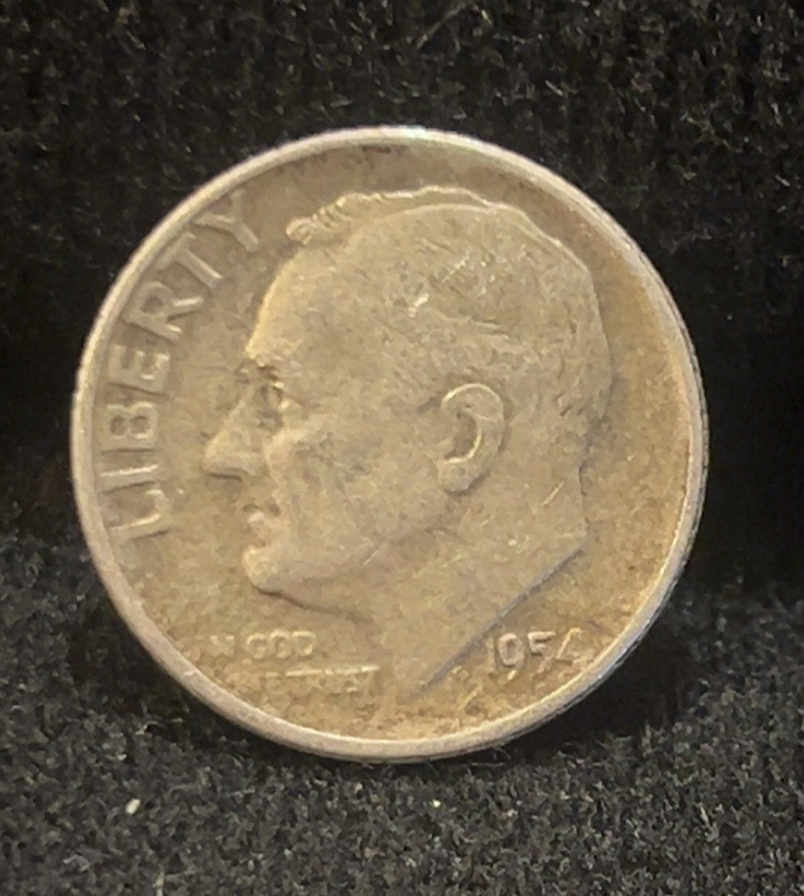 1954 P Roosevelt Dime 90% Silver