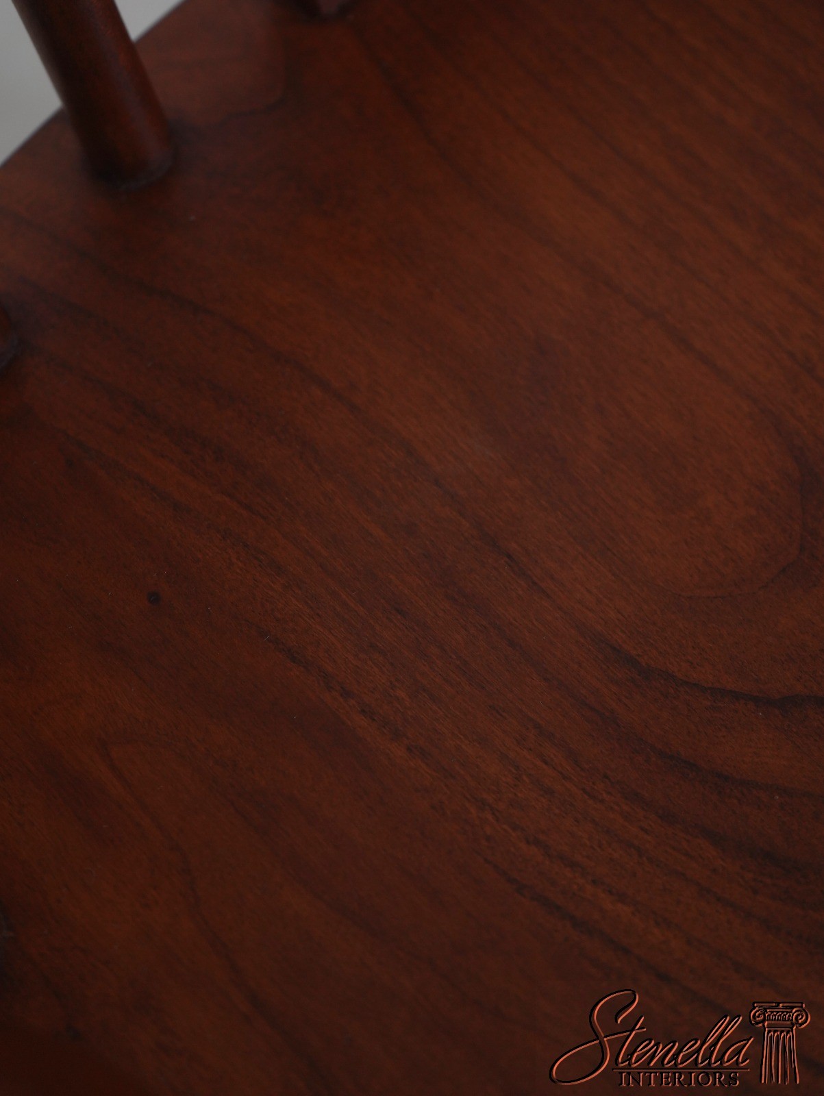 L71863: Set of 6 Solid Cherry Brace Back Windsor Chairs