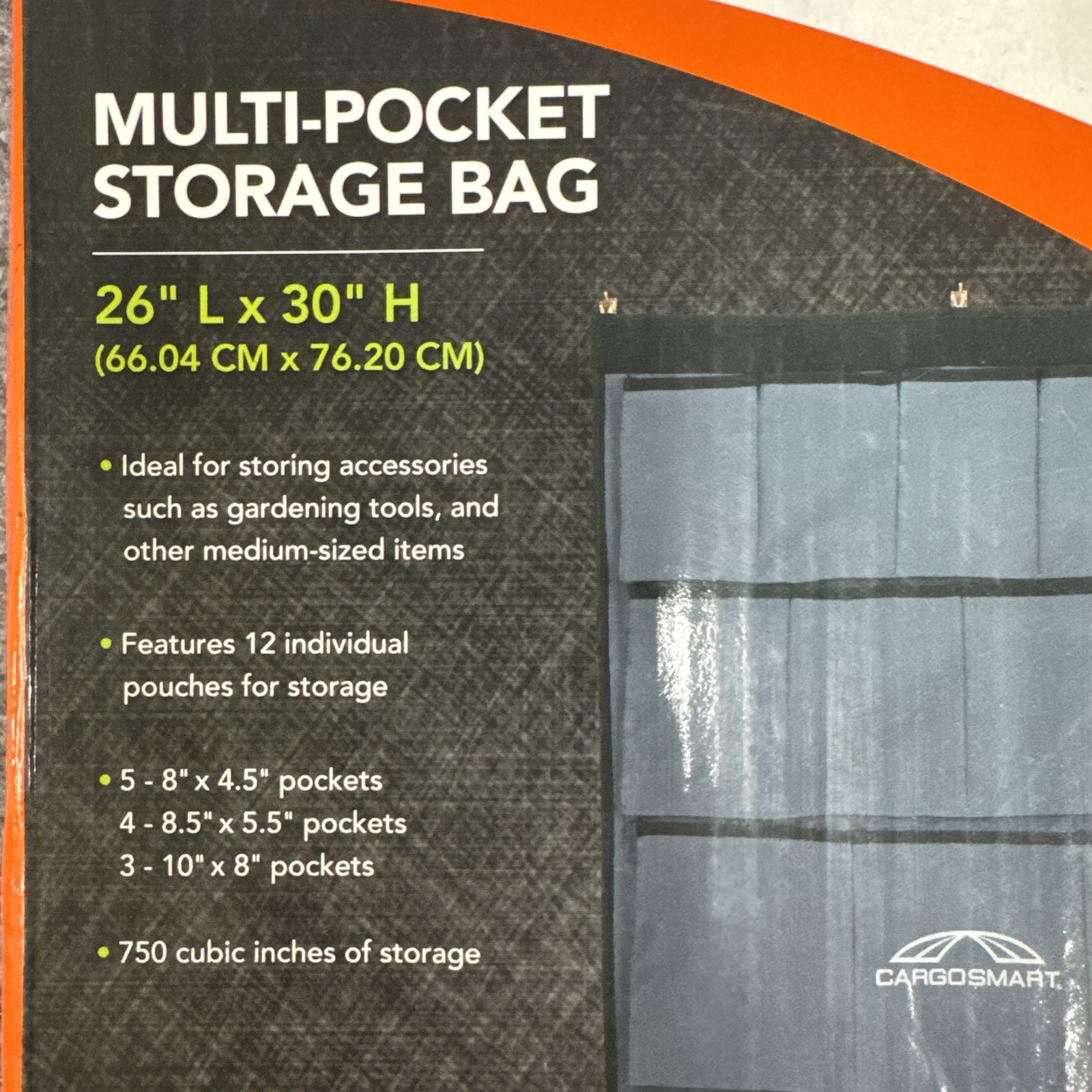 Multi-Pocket Storage Bag for E-Track and X-Track