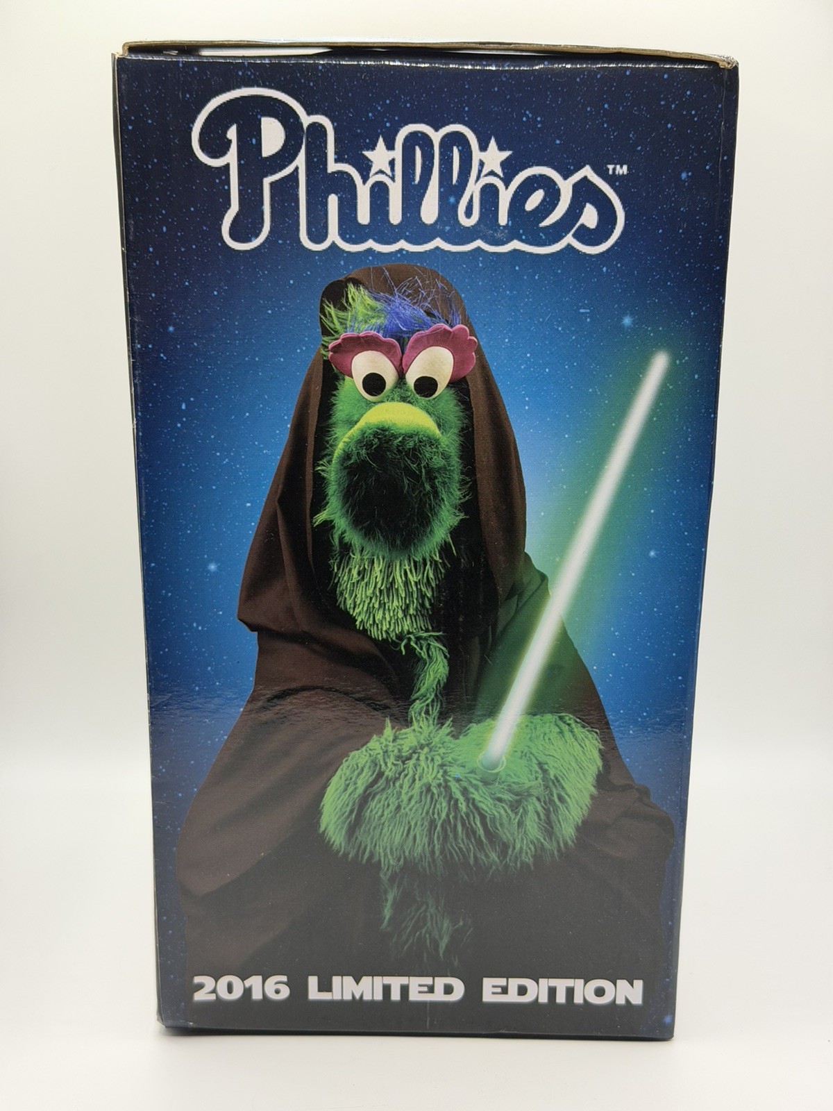 2016 Phillie Phantic "Master Phanatic" StarWars Phillies Bobblehead Original Box