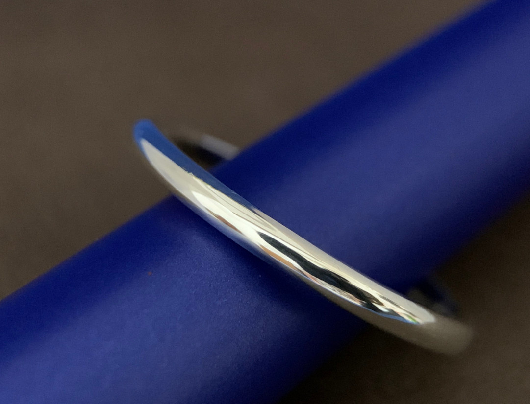 Sterling Silver Stacking Ring 925 | Round | Recycled | Handmade in the UK