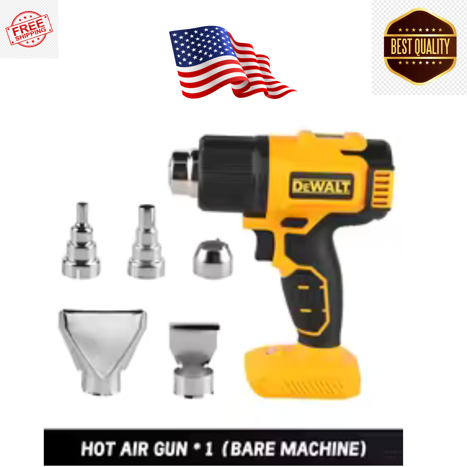 DEWALT DCE530N 20V MAX Cordless Compact Heat Gun Battery Not Included