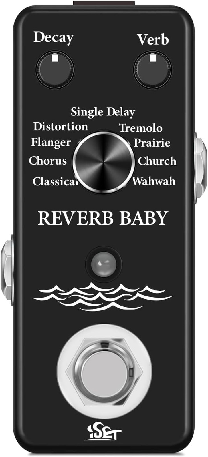 Digital Reverb Guitar Pedal with 9 Modes Guitar Effect Pedal for Electric Guitar