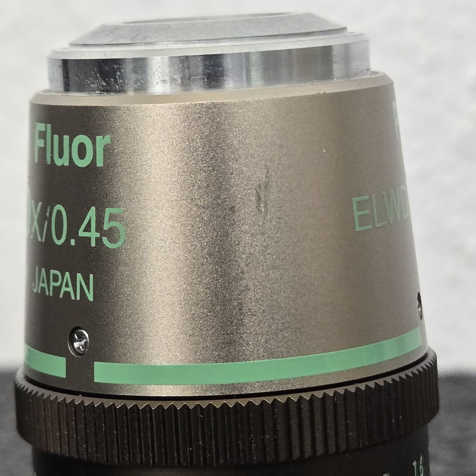 Nikon Microscope Objective ELWD 20x/0.45 Plan Fluor PH1 DM ∞/0-2 WD 7.4