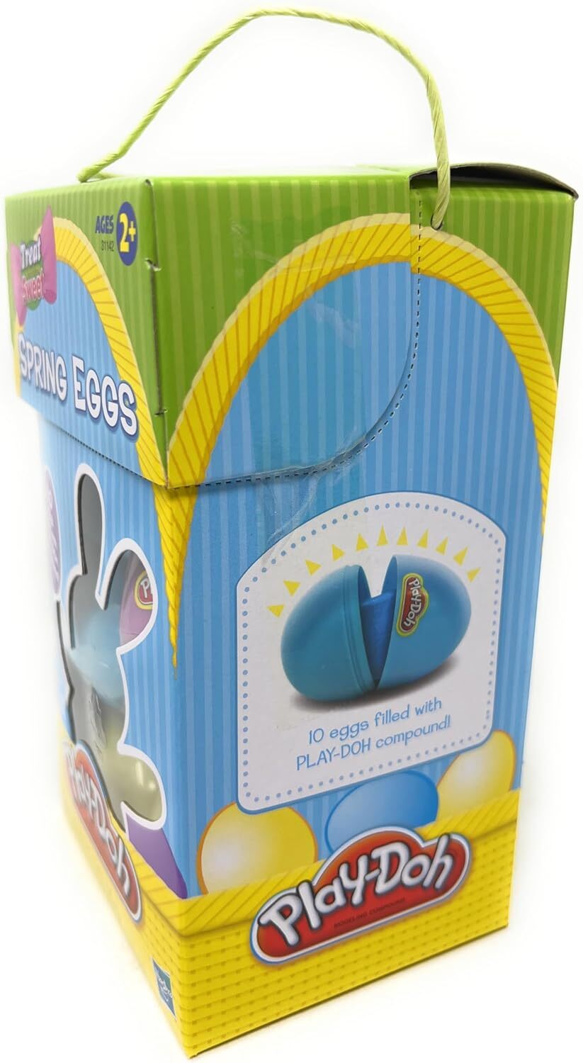 PLAY-DOH SPRING EASTER EGGS, 10 EGGS WITH SURPRISE COLORS INSIDE NIB
