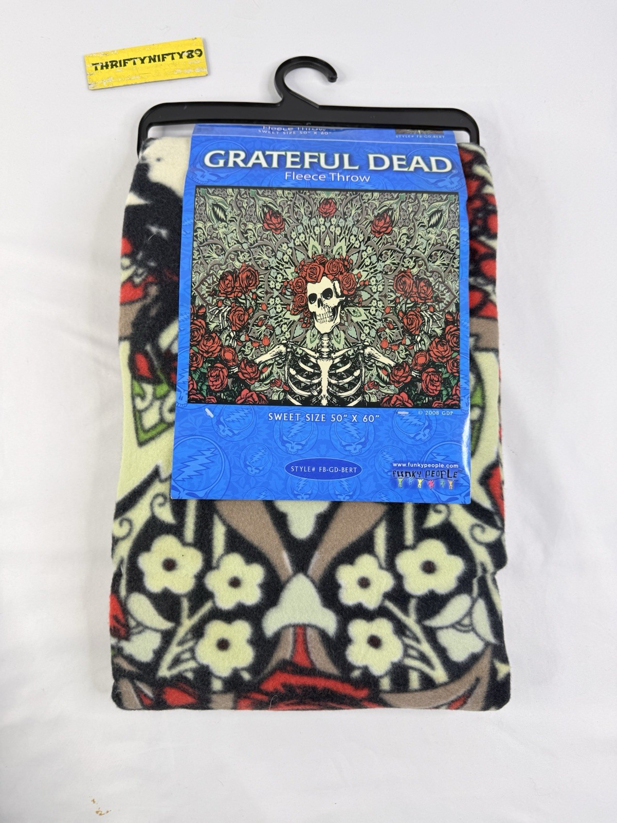Grateful Dead Fleece Throw 50"×60" New