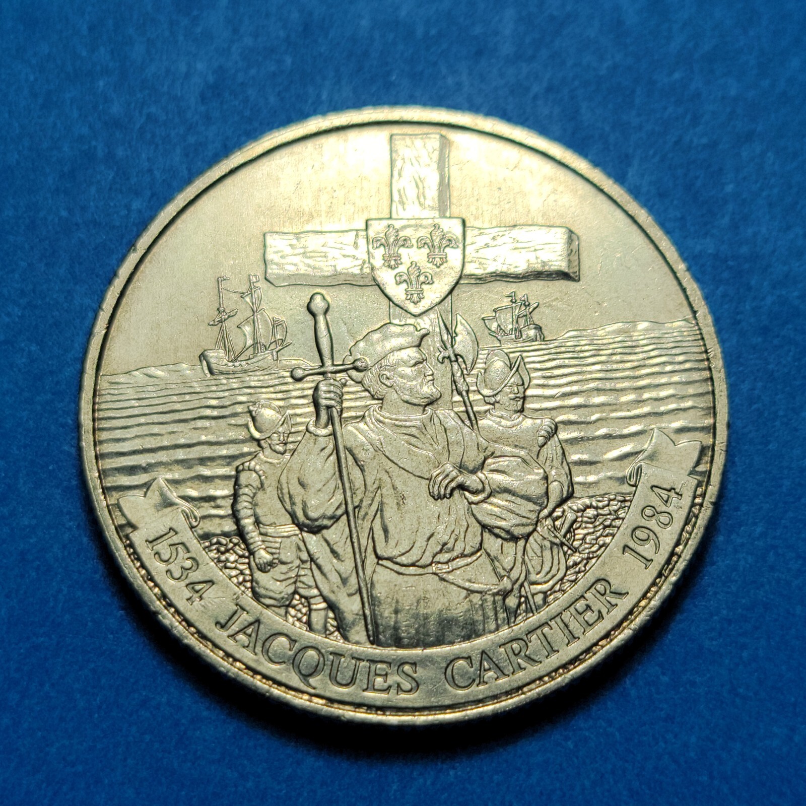 1534-1984 Jacques Cartier CANADA Nickel DOLLAR Coin *COMBINED SHIP