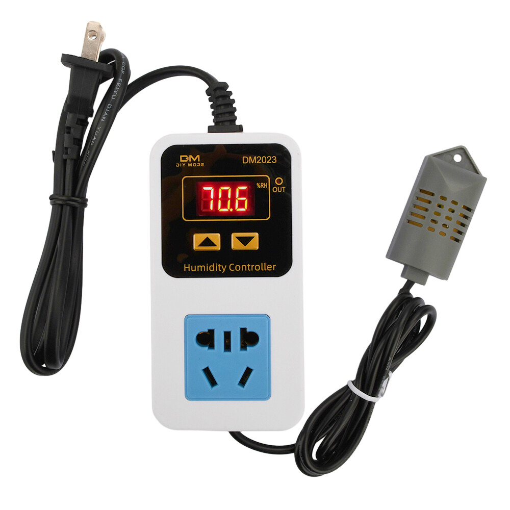 DM2023 Digital Display Humidity Controller Socket Humidifier AC110-220V 0-99%RH