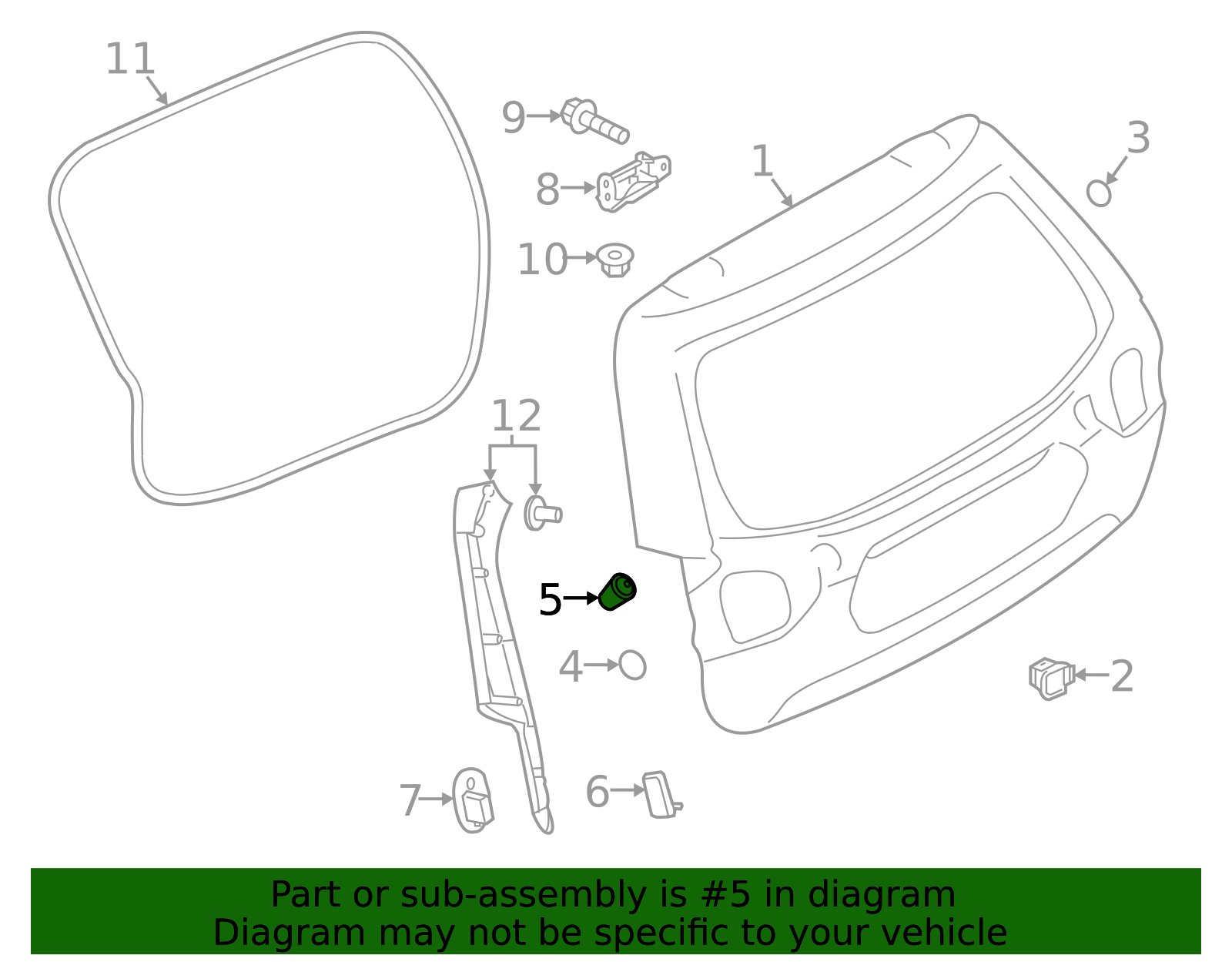 Genuine Subaru Bumper 63262yc000