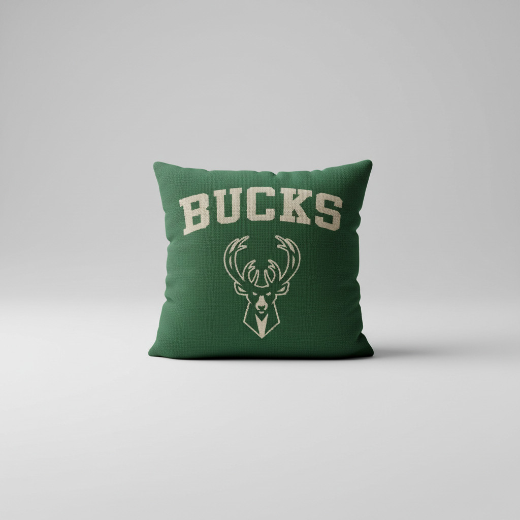 NBA Cloud Pillow 11" & 15" Bucks - Northwest Green