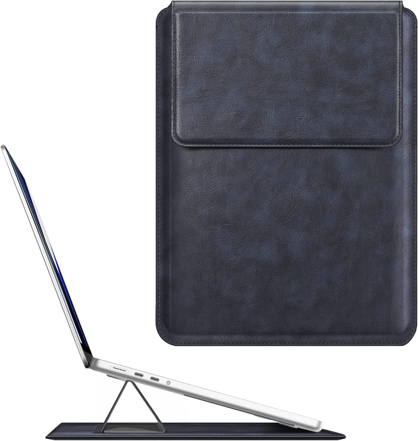 Sleeve Case for MacBook Air 13.6 Inch / MacBook Neo 13 Slim Bag Cover with Stand