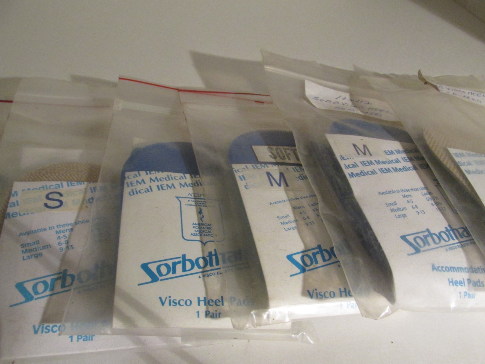 NEW Sorbothane IEM Visco Heel Pads Small & Medium