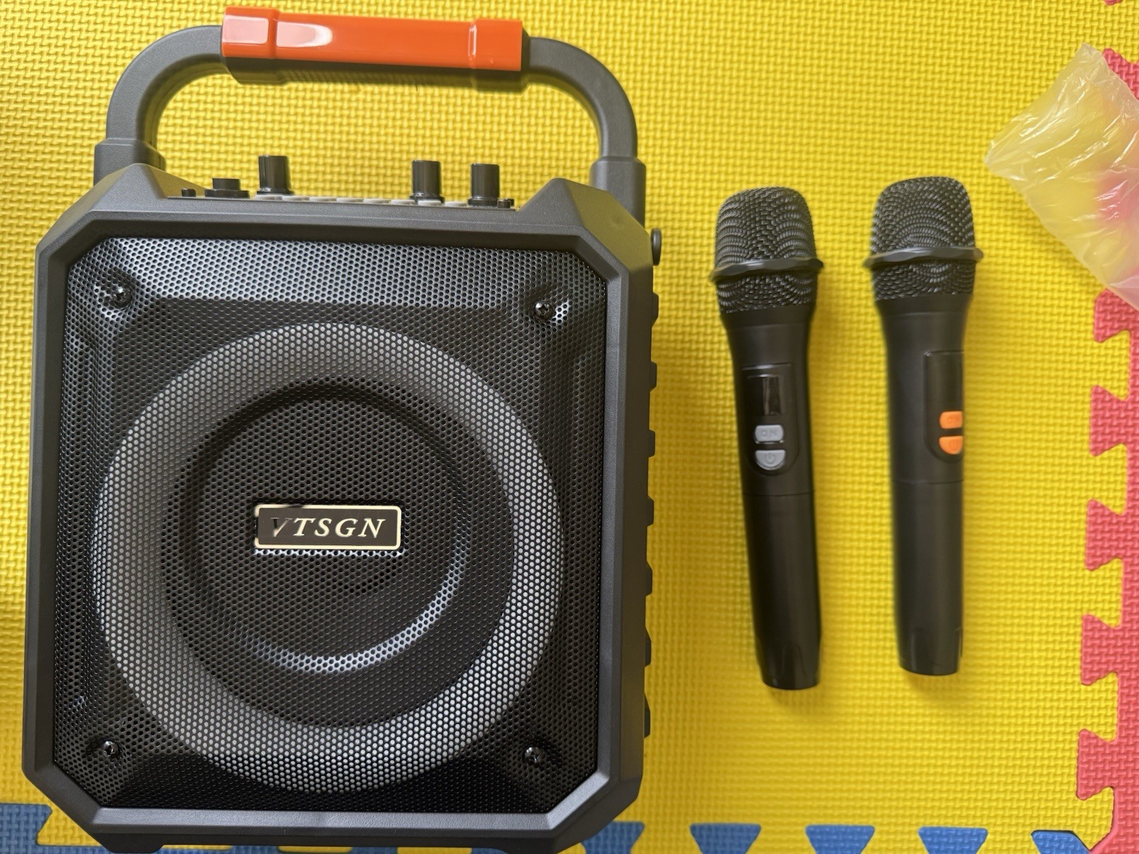 Karaoke Machine with 2 Wireless Microphones.