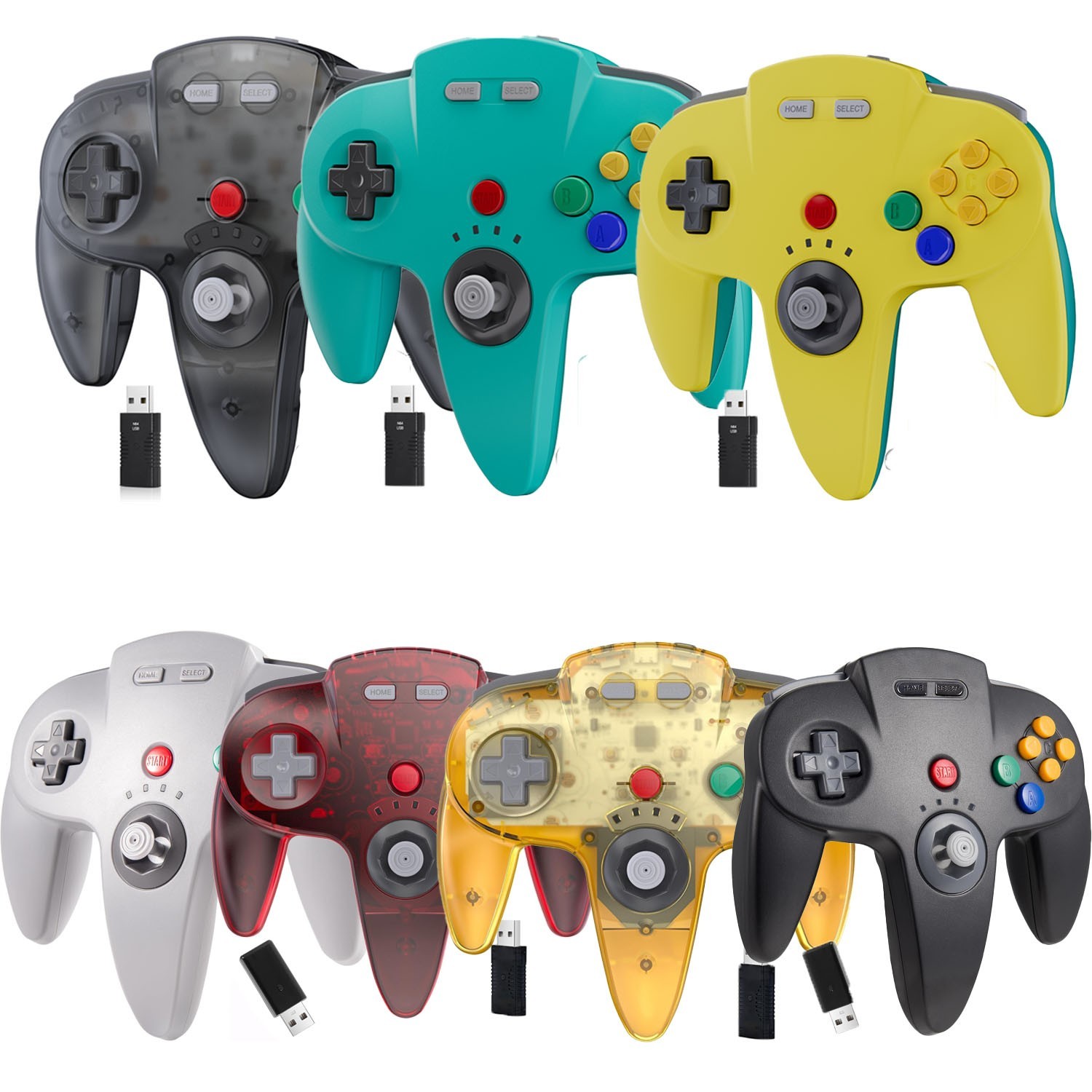 Switch N64 Controller-For Nintendo Switch Edition Switch 1/2  MAC PC Window Pi
