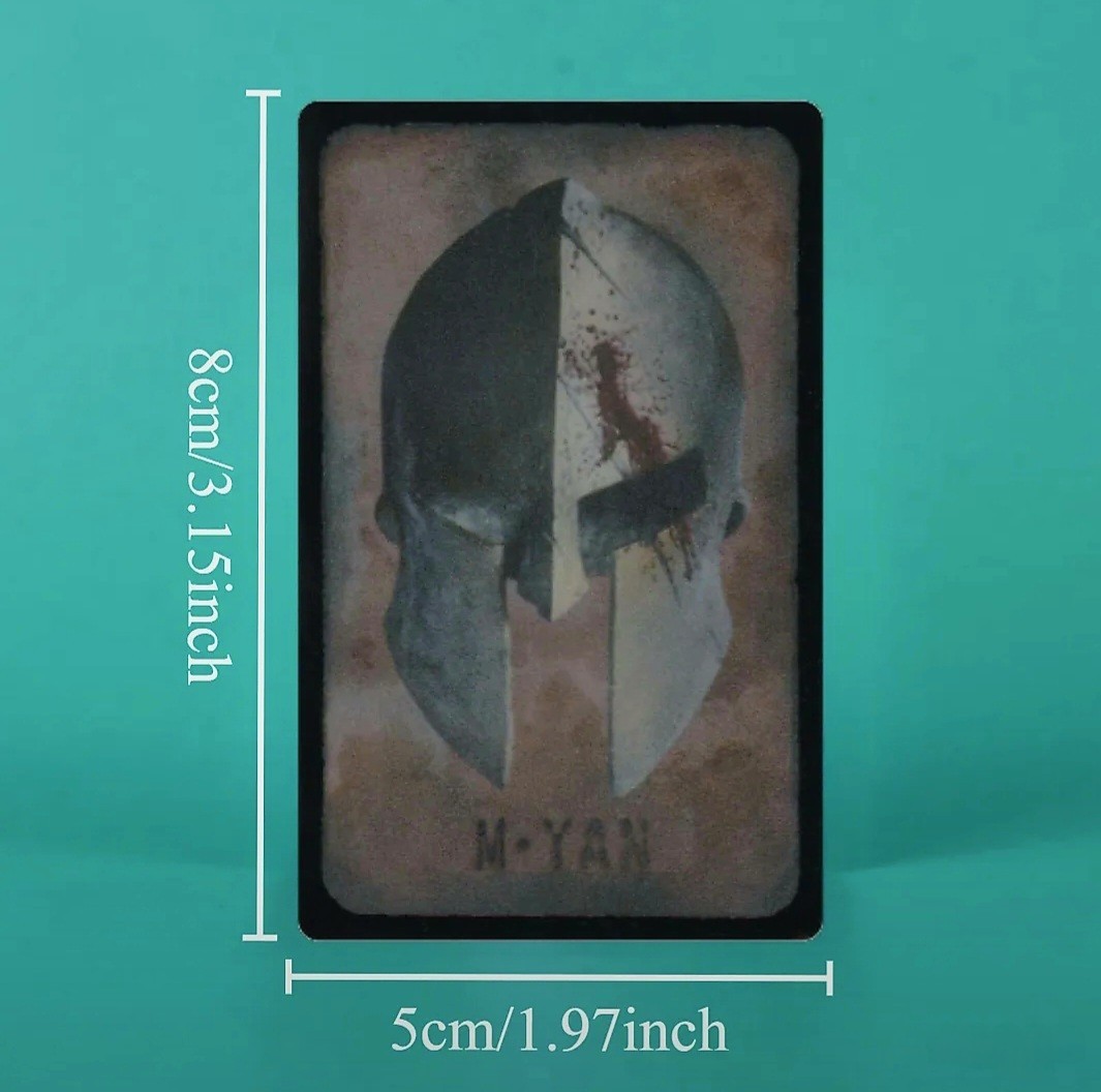 Spartan Helmet PVC Patch