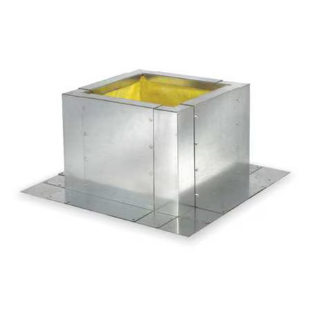 Dayton 2Zv84 Roof Curb, Adustable Width