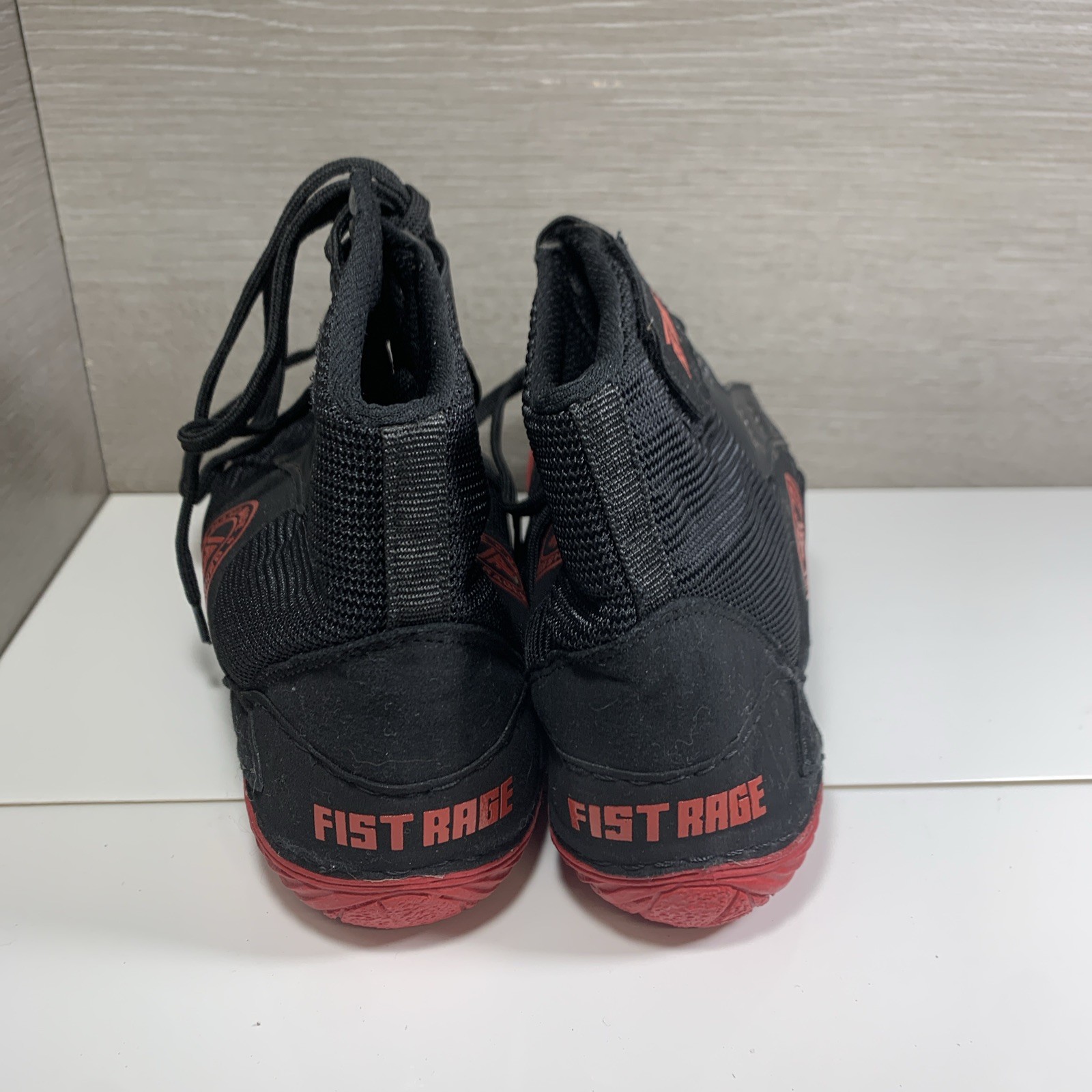 Fist Rage Boxing Shoes Sneakers Training Hand Made MMA Size 7 EUC