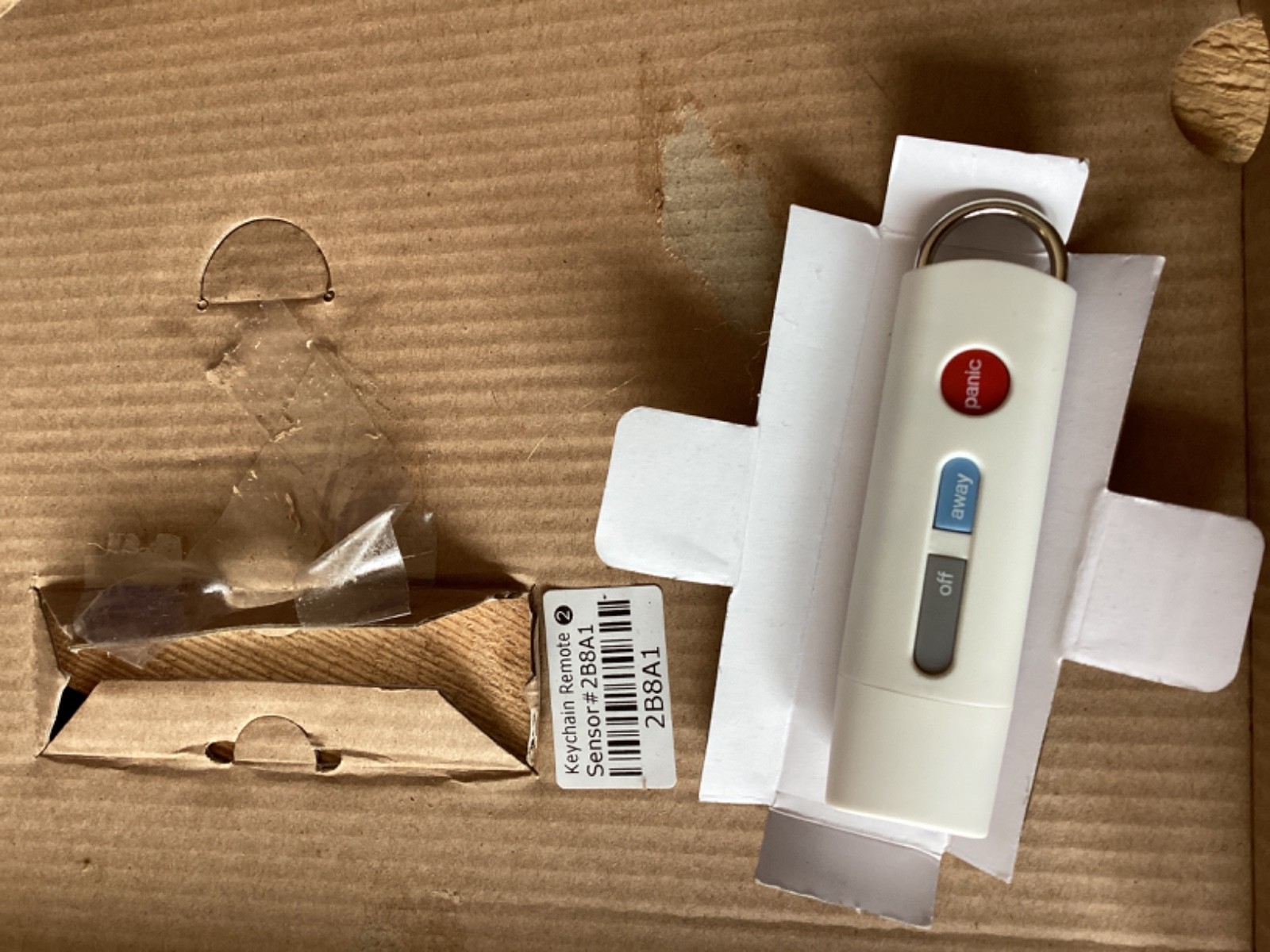 Simplisafe Keychain Remote Sensor #2B8A1 - No Box - Pre-owned