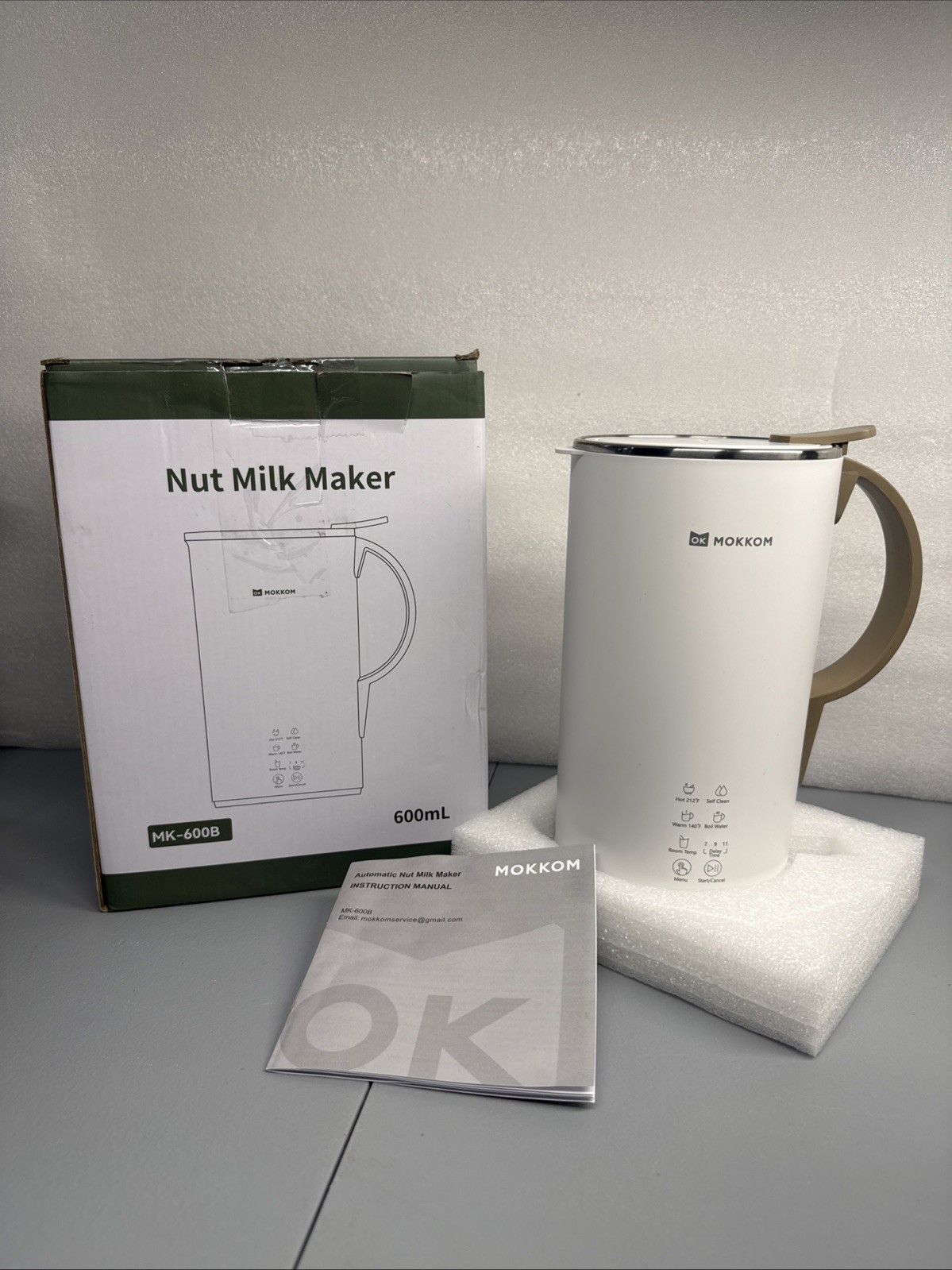 Electric Nut Milk Maker MK - 600B  600ml - Premium almond milk maker MK-600B