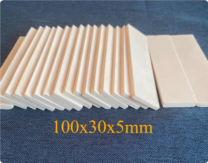2X Buffalo Bovine Bone Knife Handle Scales Slabs DIY Carving Material 100x30x5mm