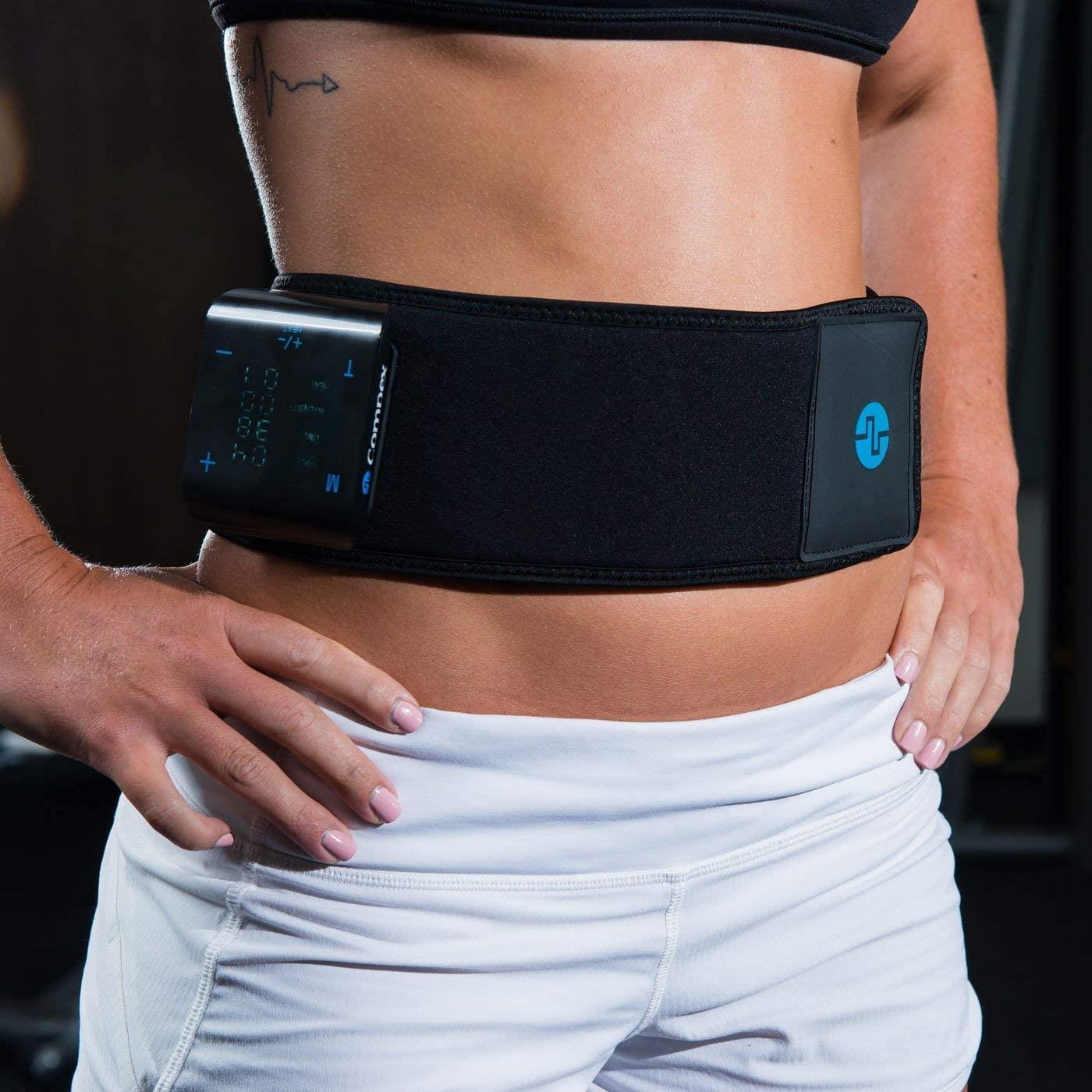Compex TENS/Heat Back Wrap Heated with TENS Unit for Back Pain Small Medium