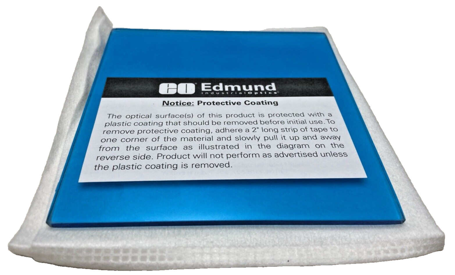 Edmund Industrial Optics Window High AR 4" X 4" SM2