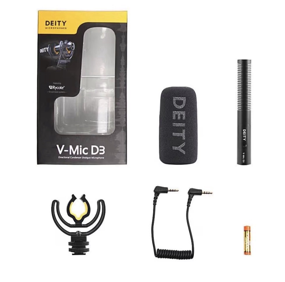 Deity V-Mic D3 Supercardioid Shotgun Microphone for Camera DSLR Video Mic