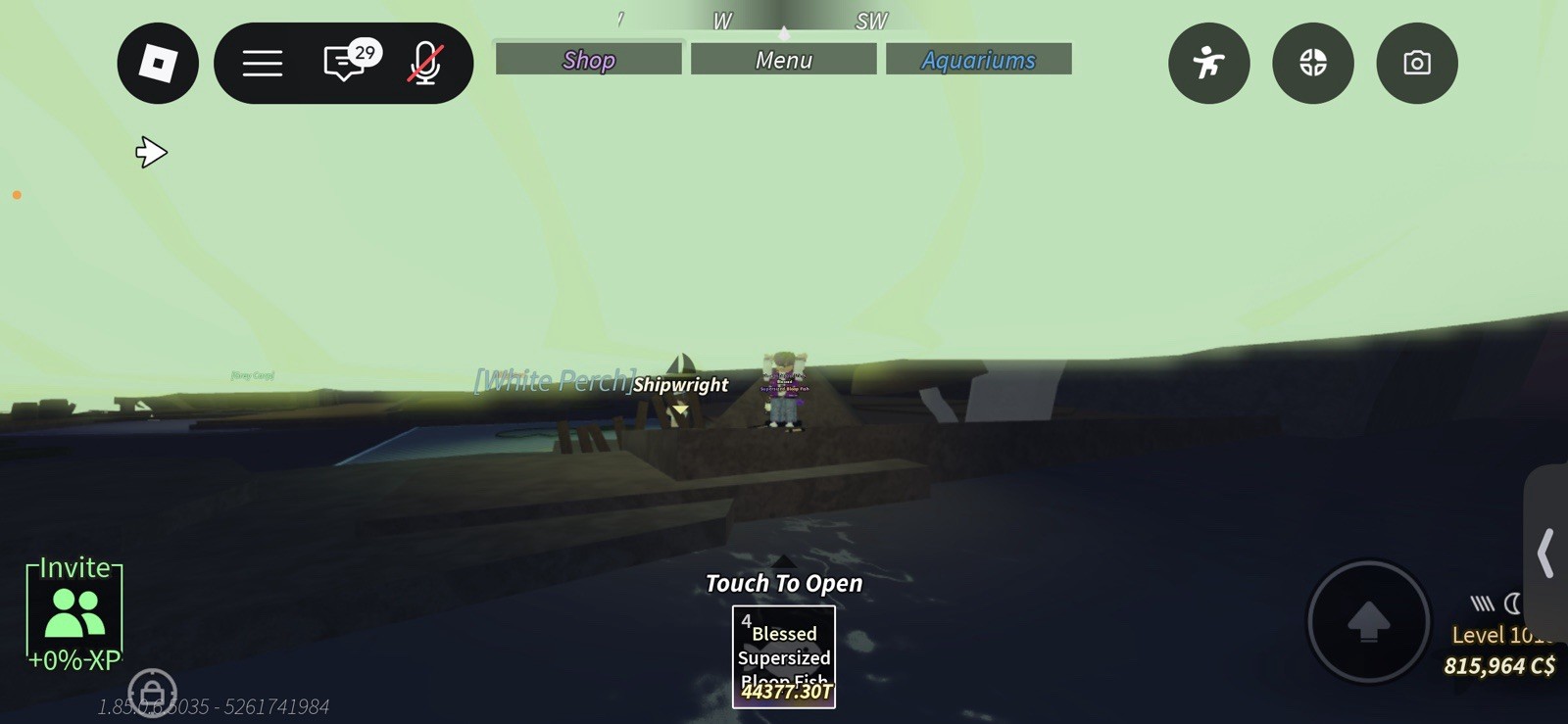 Roblox Blessed Supersized Plaza Fish Game Asset