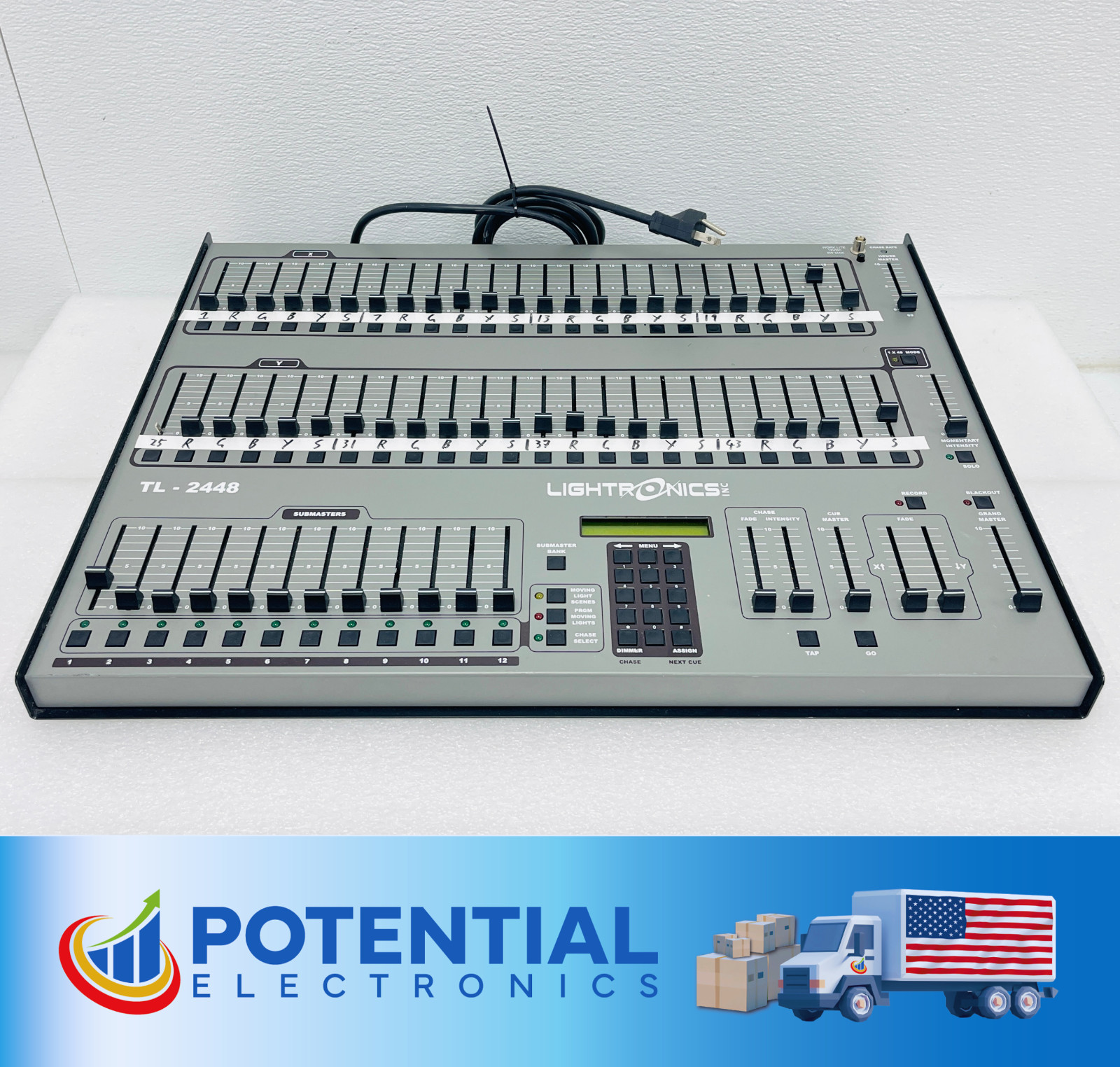 LIGHTRONICS TL-2448 Multi-Application Lighting Control Console w/ Free Shipping