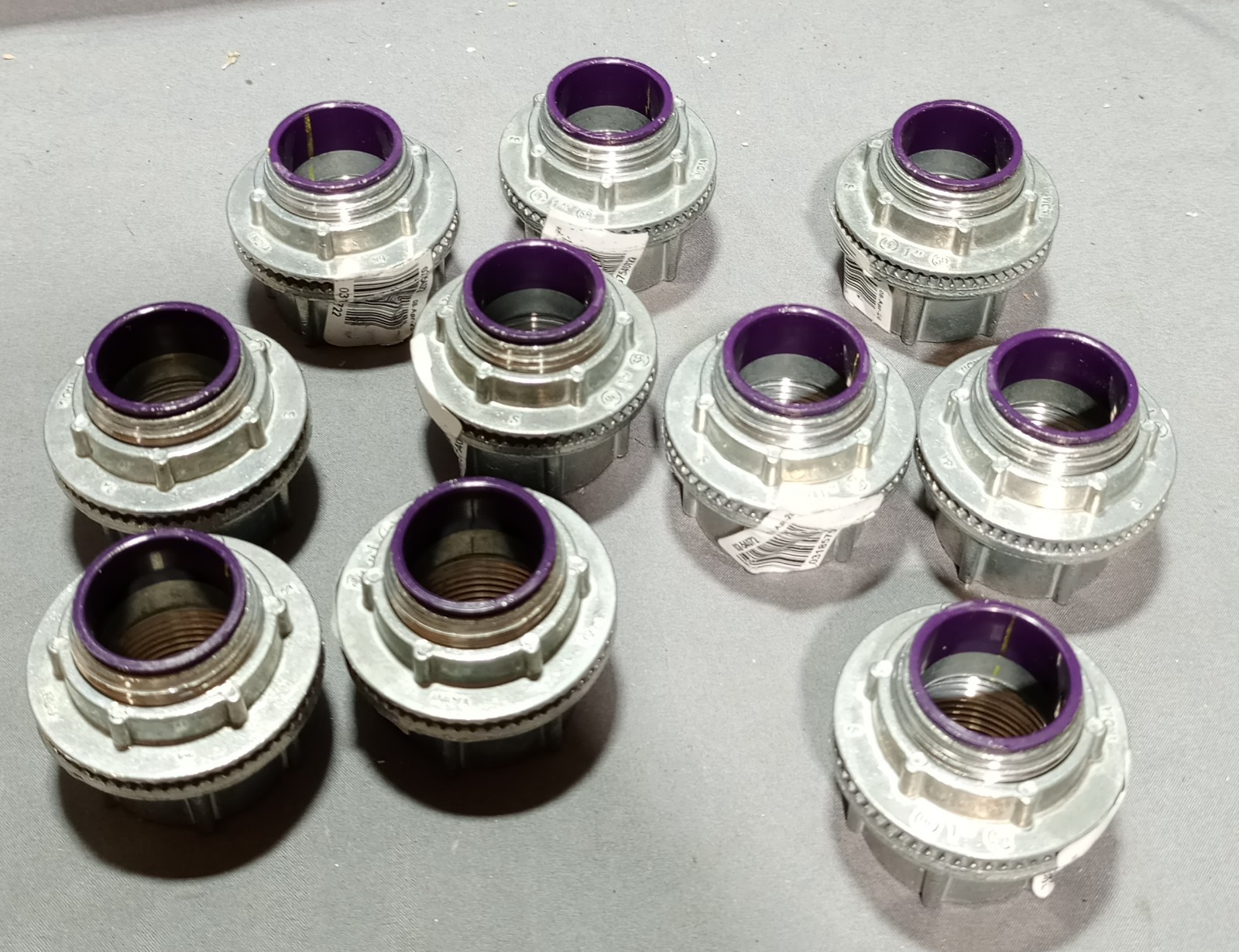Lot Of 10 Rigid Rain tight Conduit Hub 1" 02-54072M